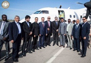 A delegation led by the two HoR presidents visited the PC in Tripoli last week with a new initiative to solve the political impasse (Photo: PC/GNA).