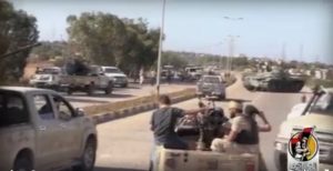 Bunyan Marsous forces advance on Sirte (Photo: Bunyan Marsous Operations Room video)