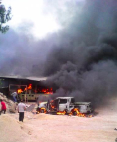 A shot said to show aftermath of today's Garabulli clash (Photo:social media)