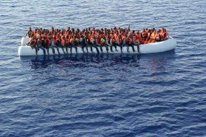 Nearly 7,000 migrants were rescued off the Libyan coast on Monday (Photo: MSF)