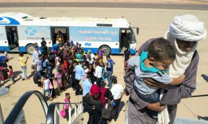The IOM repatriates 171 Niger migrants back home from southern Libya (Photo: IOM).