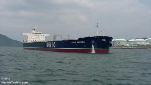Tanker Ionic Anassa due to lift crude from Zuetina next week (Photo: MarineTraffic.com)