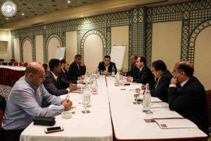 Presidency Council meeting in a Tunis hotel (Photo: PC) 