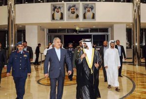 Hafter arrives in Abu Dhabi (Photo: Social media)