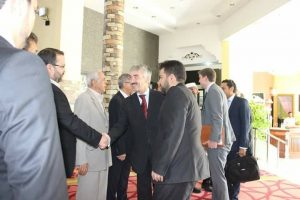 UK ambassador peter Millett meeting Misratan officials (Photo