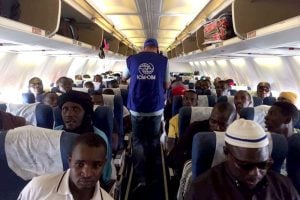The IOM repatriates 167 Nigeriens from southern Libya (Photo: IOM).