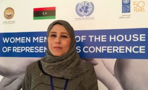 Zliten representative Naima Dalef who wants half of MPs to be women (Photo: UNSMIL)