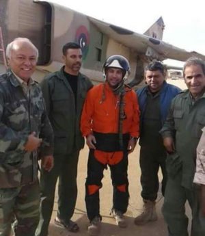 Pilot pilot Younis Al-Dinali who escaped his Mig-23 today (Photo: social media)