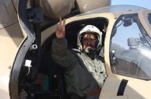 Colonel Mumin Al-Drissi pilot of the downed chopper (Photo: social media)