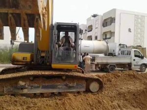 Water engineers at work in Sirte (Photo: social media)