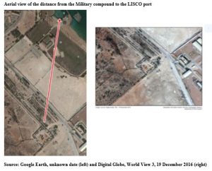 The final UN Experts Panel report reveals that the Libyan Iron and Steel Company in Misrata was used as a base for BRSC fighters (Photo: UN report).