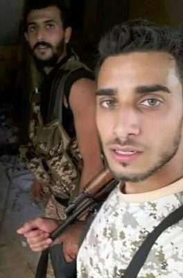 The late Suleiman Al-Houti, the soldier who messaged he would die wth honour (Photo: social media)