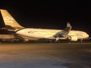The two Libyan Airways flights at Benina early this morning (Photo: social media)