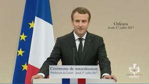French President Macron
