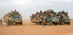 Migrants crossing the Sahara (Photo: Der Spiegel)