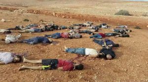 Some of  the Al-Abyar massacre victims (Photo: social media)