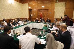 UN special envoy Ghassan Salamé with HoR dialogue committee (Photo: UNSMIL)