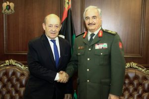 Le Drian with Hafter
