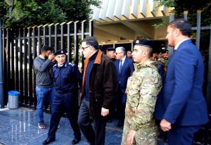PC/GNA head Faiez Serraj visited the Tripoli International Airport site on Sunday after the Tarhuna-based militias were repulsed south by the coalition of Tripoli-based militias (Photo: PC).