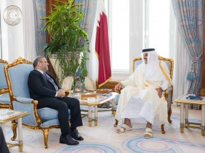After Serraj and Hafter visit Abu Dhabi, Mishri visits Qatar (Photo: HSC).