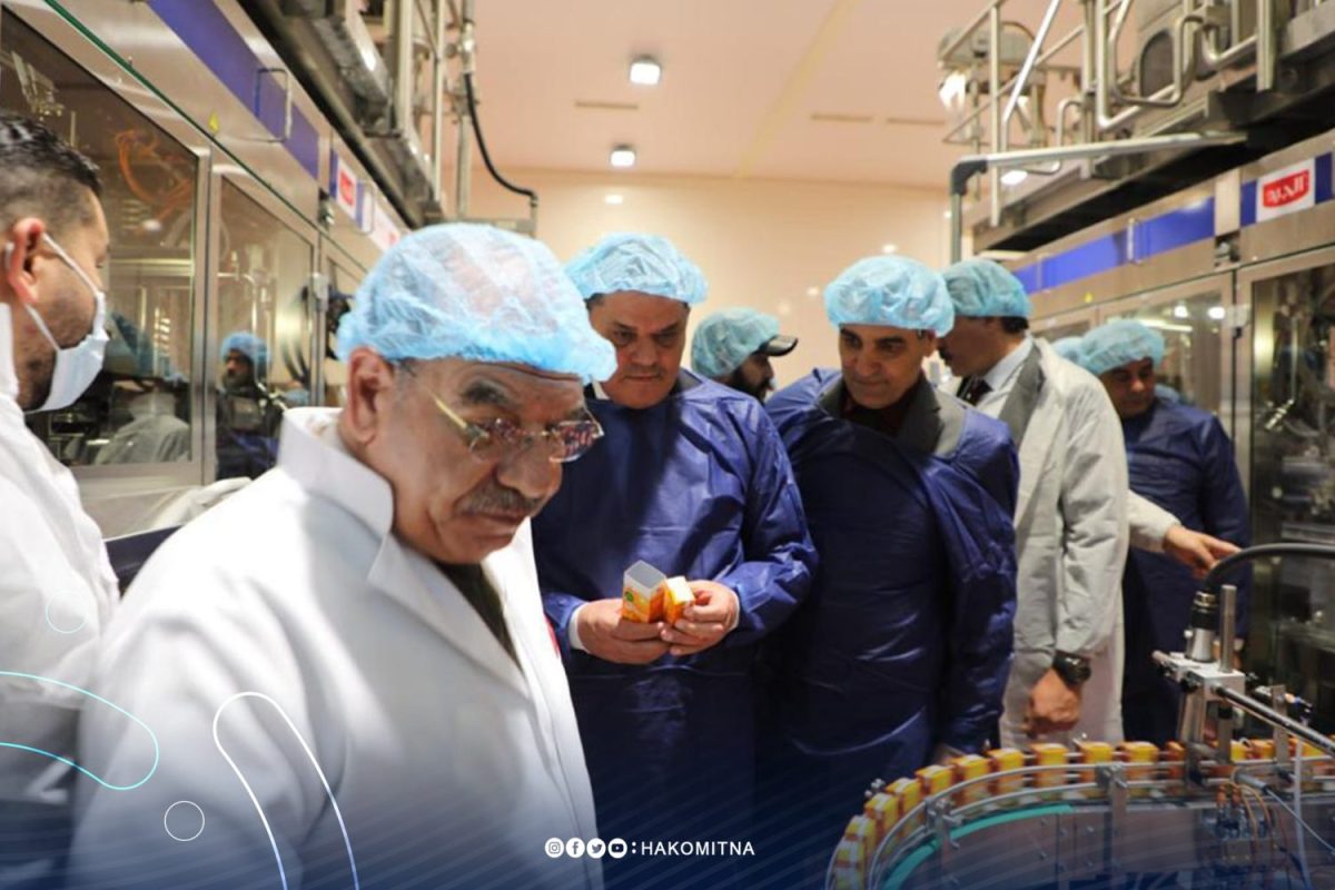 PM Aldabaiba opens new Aljaied cheese production line